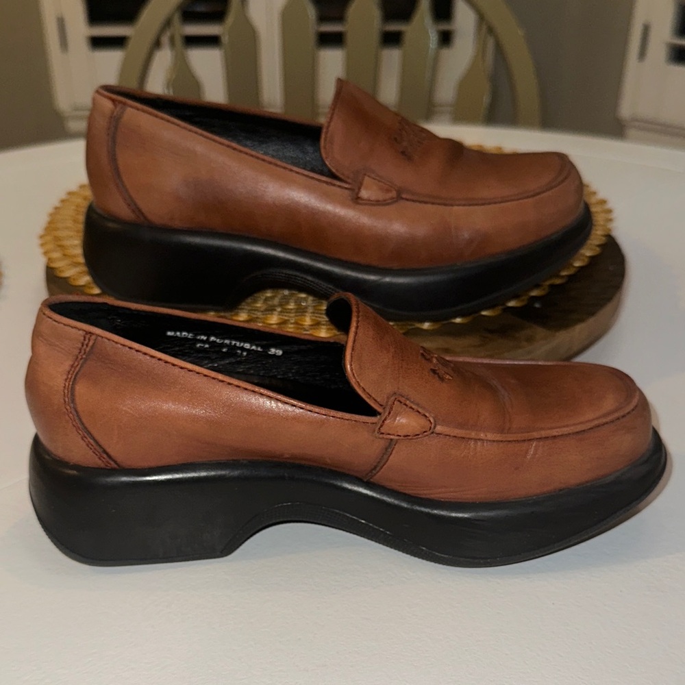 Dansko Brown Leather Women's Loafers - Picture 6 of 13